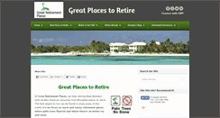 Desktop Screenshot of greatretirementplaces.com