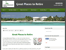 Tablet Screenshot of greatretirementplaces.com
